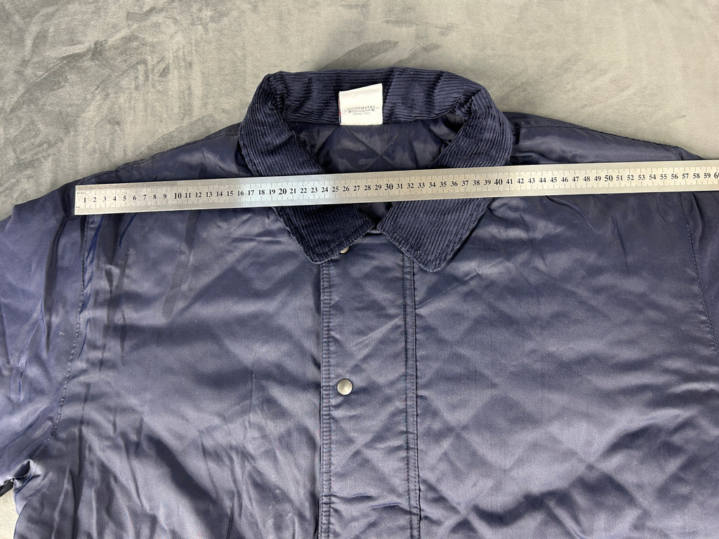 Giacca trapuntata blu navy Swingster vintage – Uomo Taglia M