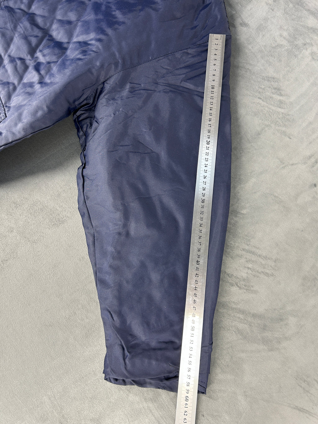 Giacca trapuntata blu navy Swingster vintage – Uomo Taglia M