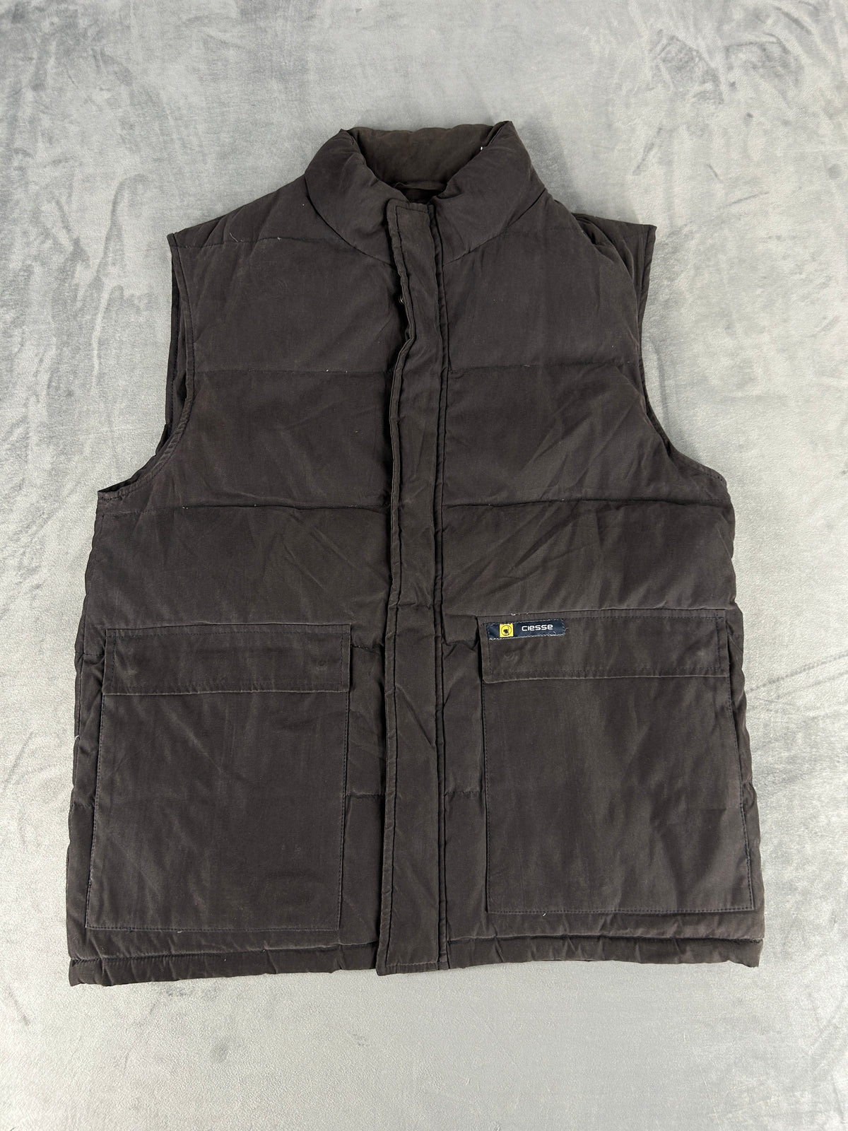 Gilet imbottito marrone Ciesse vintage – Uomo Taglia L