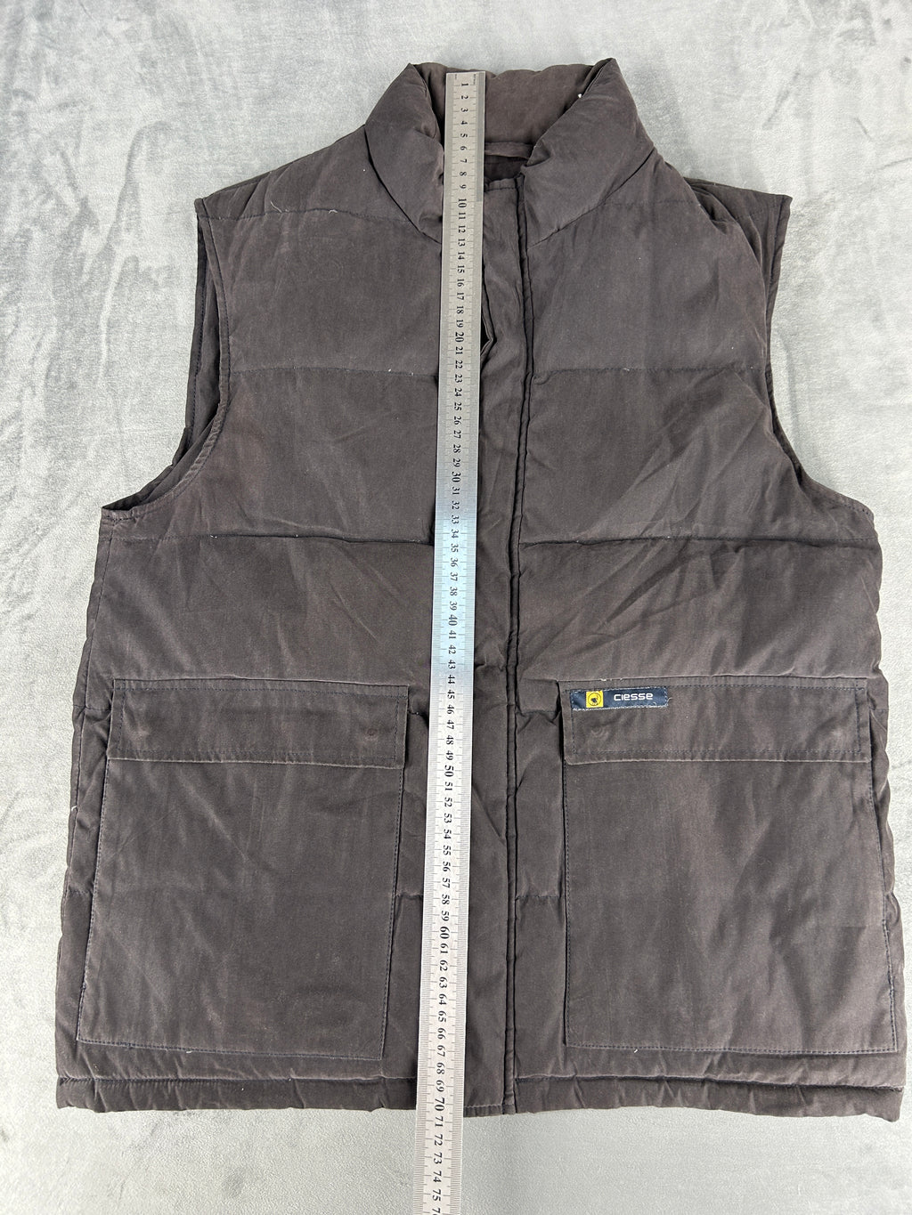 Gilet imbottito marrone Ciesse vintage – Uomo Taglia L