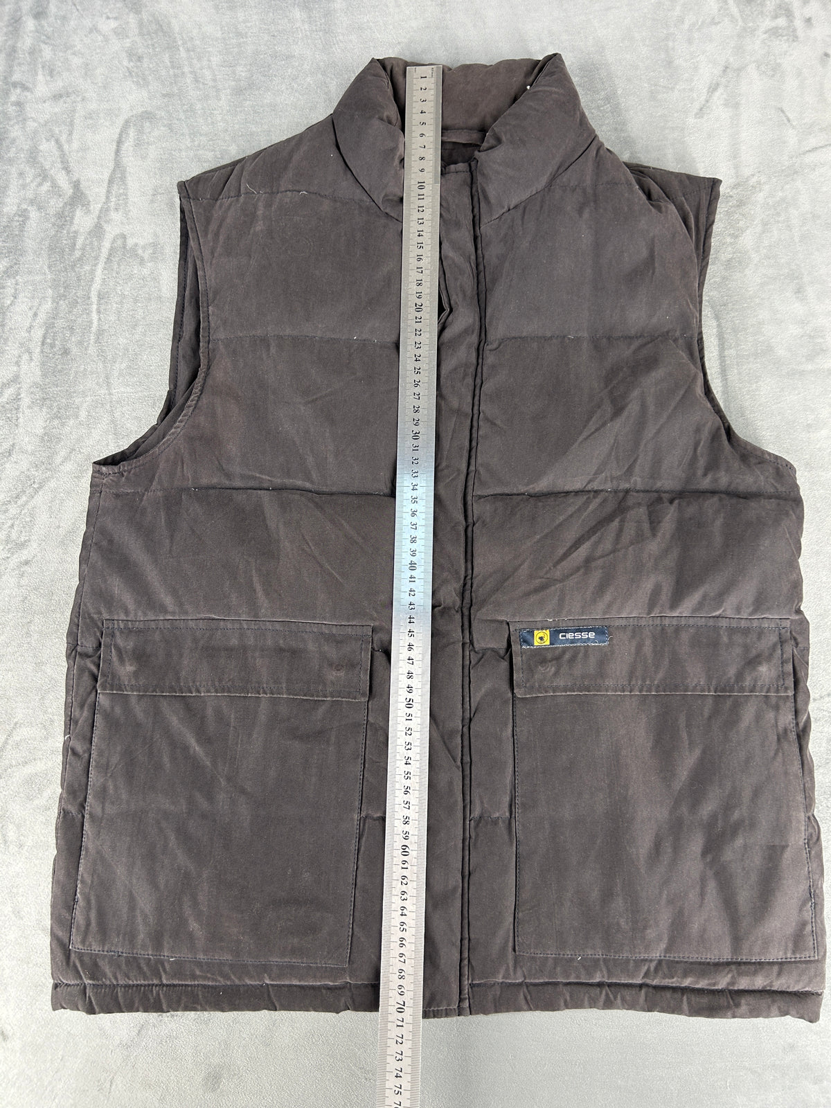 Gilet imbottito marrone Ciesse vintage – Uomo Taglia L