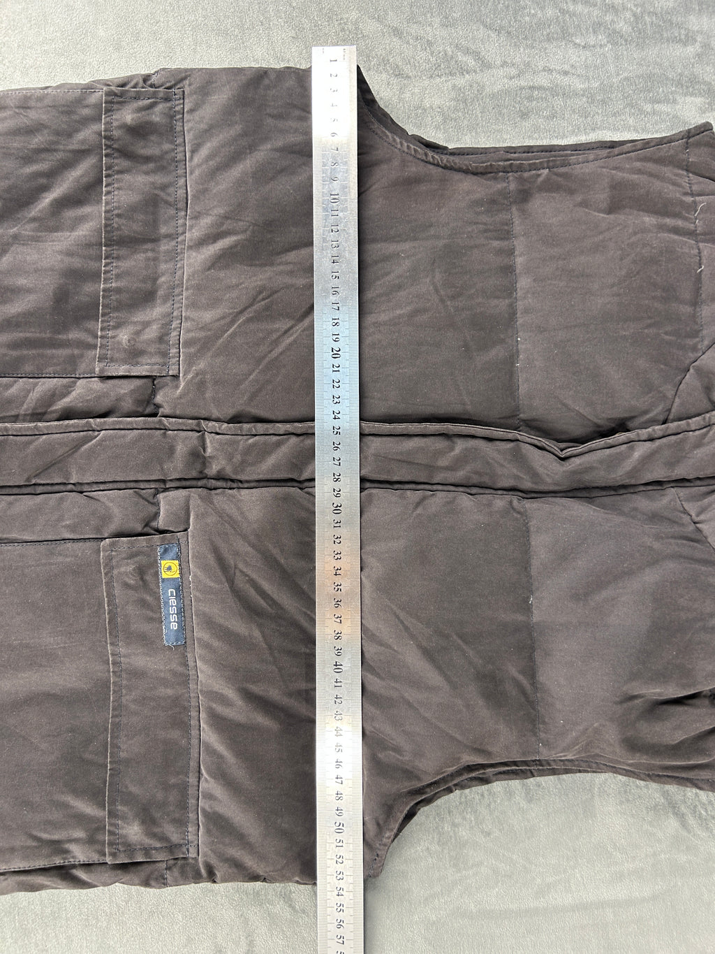 Gilet imbottito marrone Ciesse vintage – Uomo Taglia L