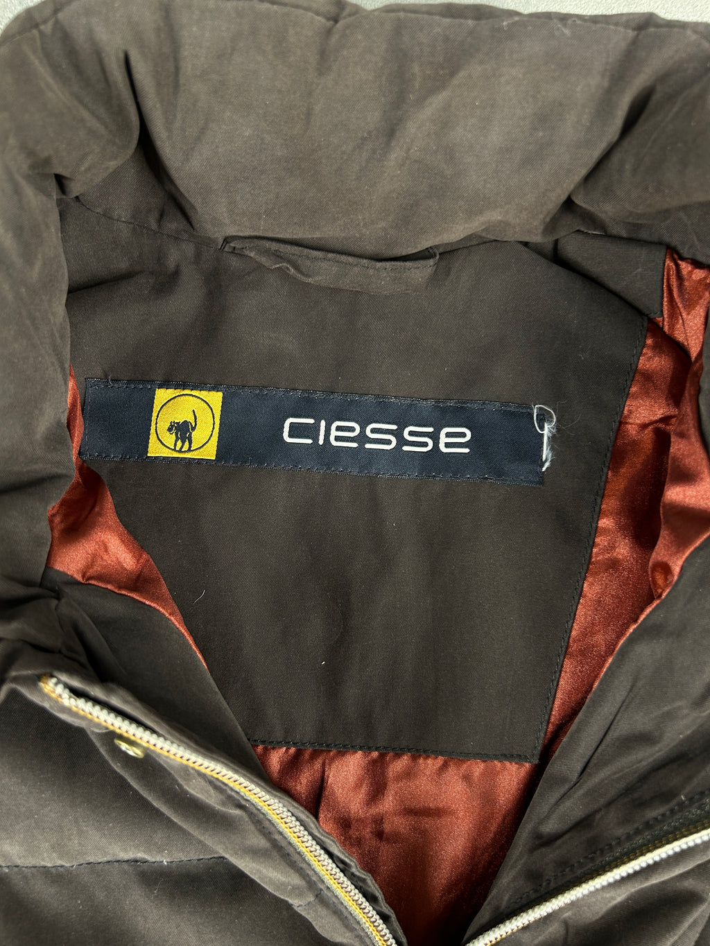 Gilet imbottito marrone Ciesse vintage – Uomo Taglia L