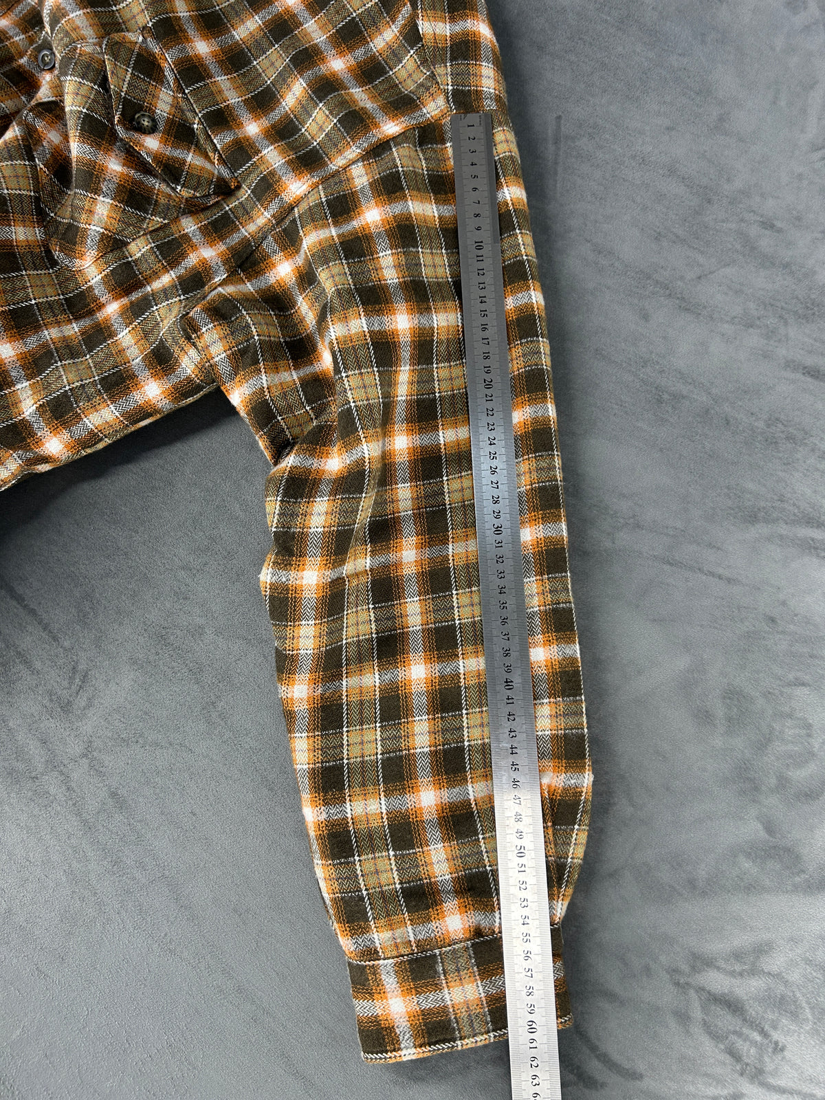 Camicia-giacca a quadri foderata in sherpa vintage – Uomo Taglia 2XL
