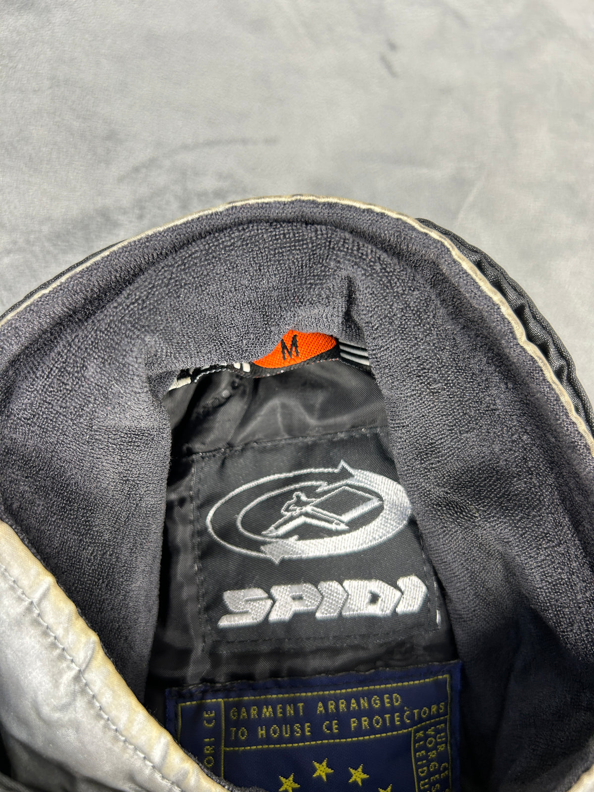 Giacca da moto Spidi rosso e nero vintage – Uomo Taglia L