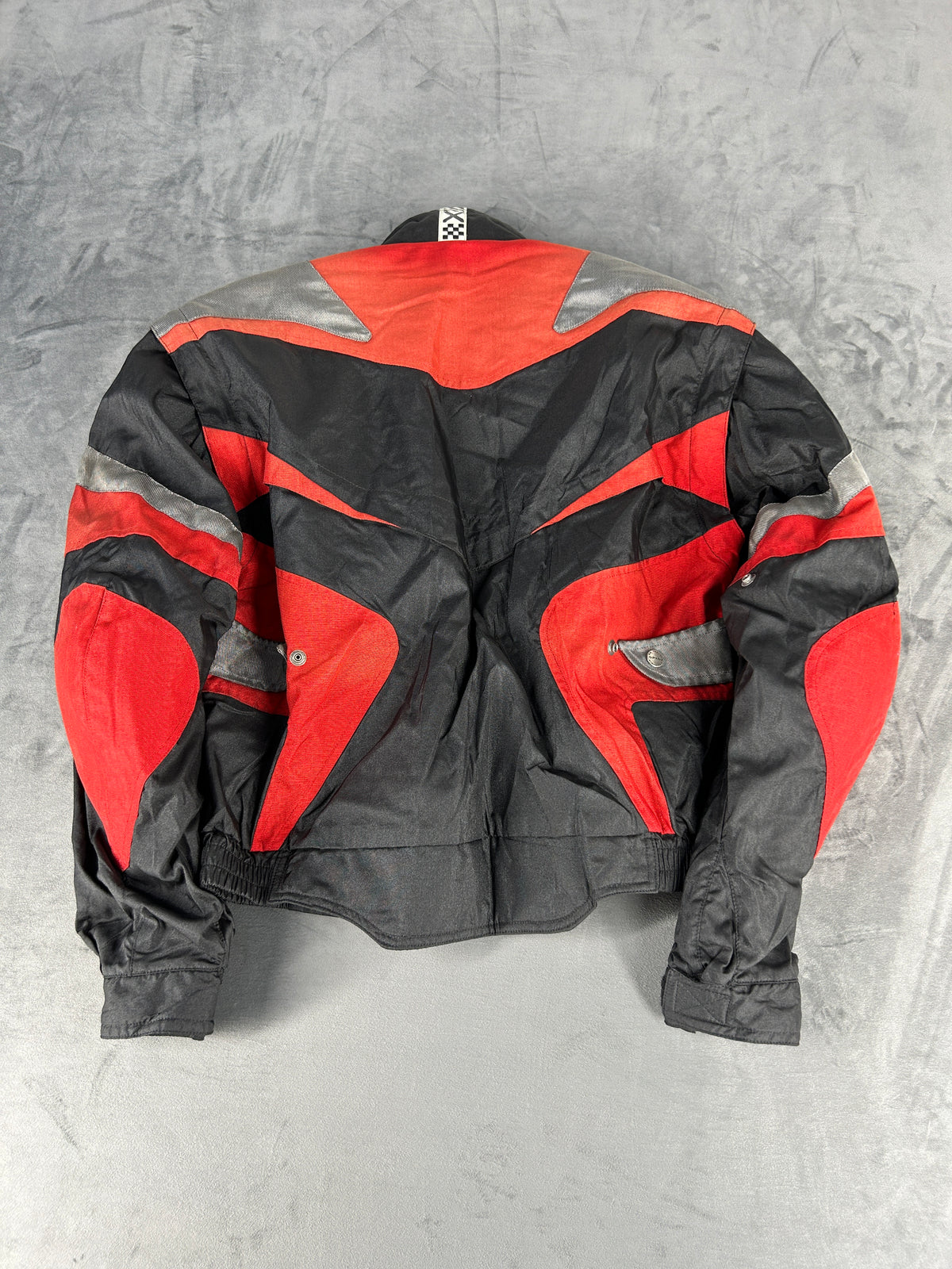 Giacca da moto Spidi rosso e nero vintage – Uomo Taglia L