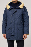 Parka imbottito blu navy Invicta vintage – Uomo Taglia 2XL