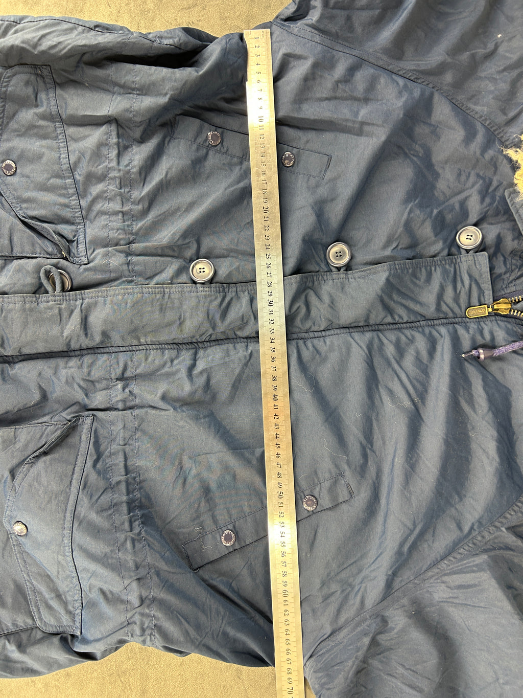 Parka imbottito blu navy Invicta vintage – Uomo Taglia 2XL