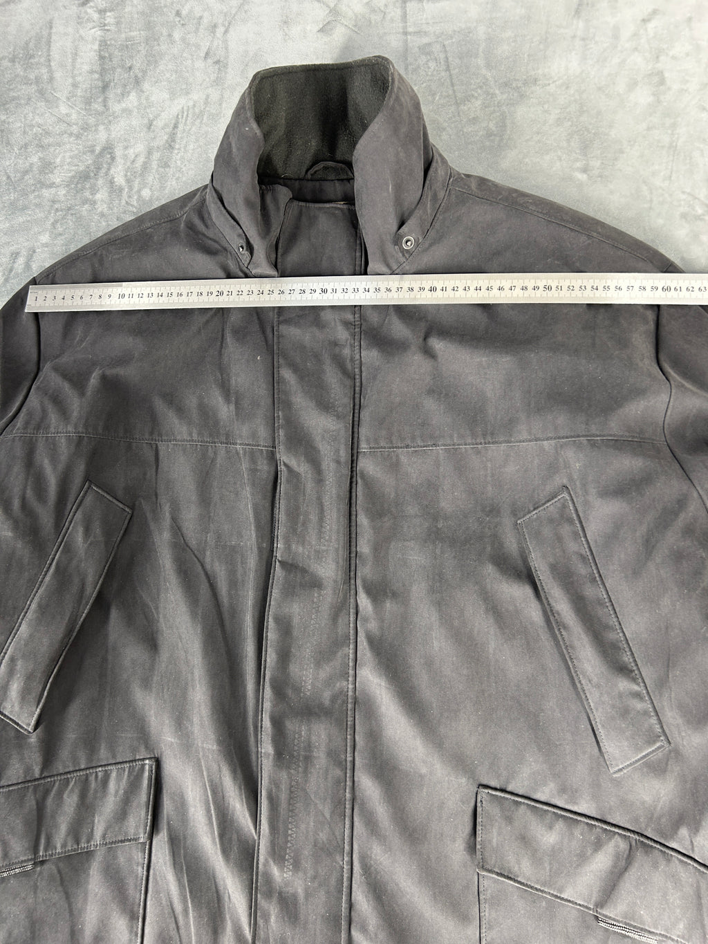 Soprabito imbottito nero Wampum vintage – Uomo Taglia XL