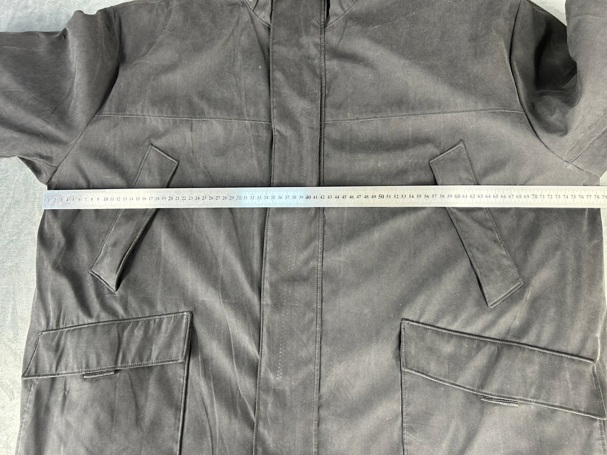 Soprabito imbottito nero Wampum vintage – Uomo Taglia XL