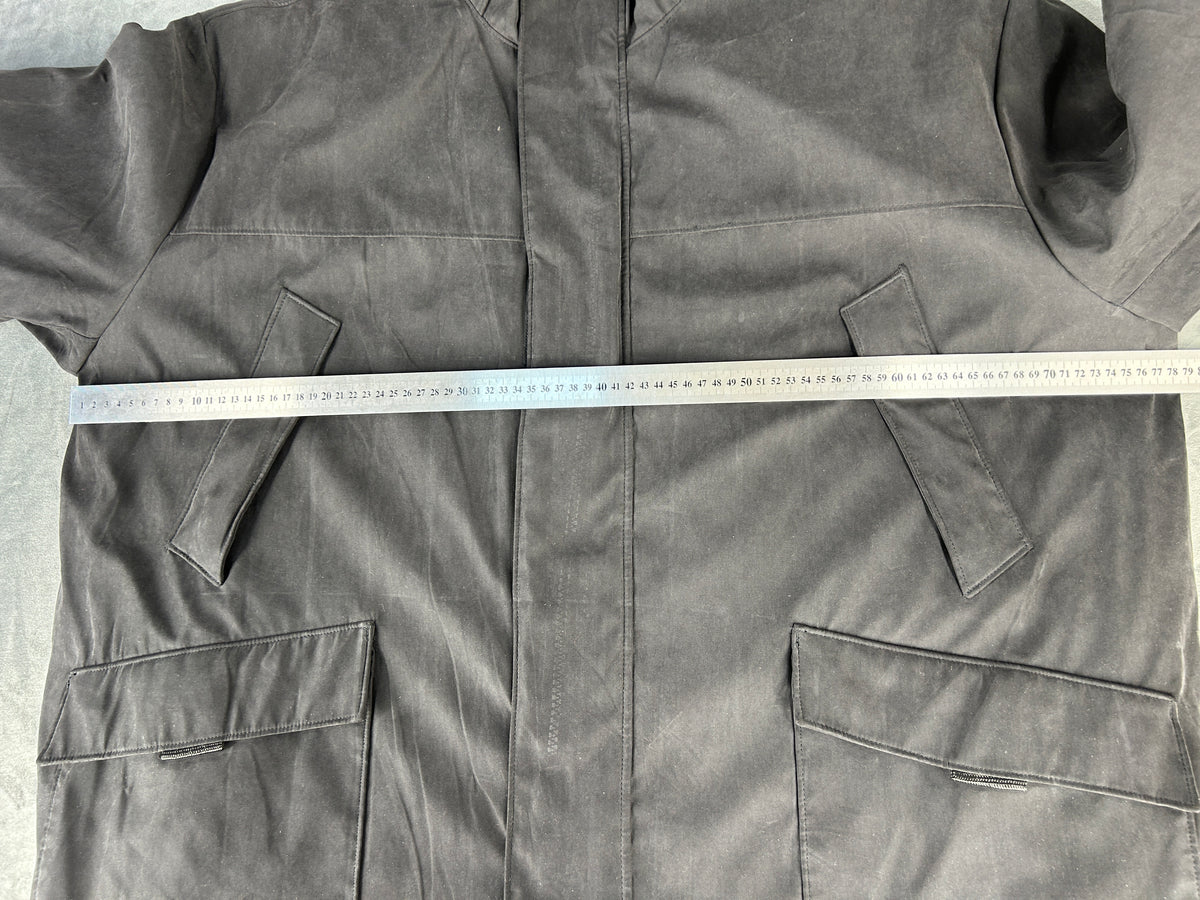 Soprabito imbottito nero Wampum vintage – Uomo Taglia XL