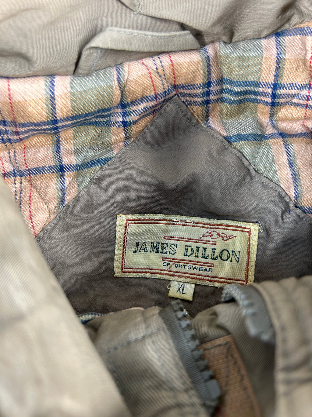 Parka beige James Dillon vintage – Uomo Taglia XL
