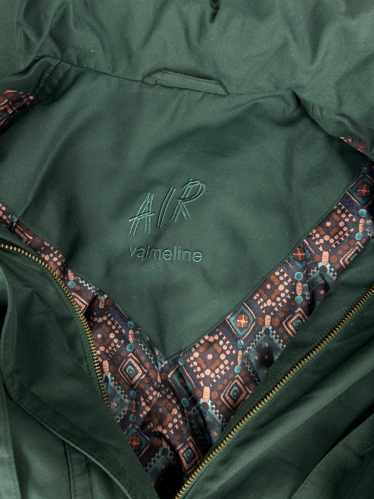 Parka verde salvia con cappuccio vintage – Donna Taglia M