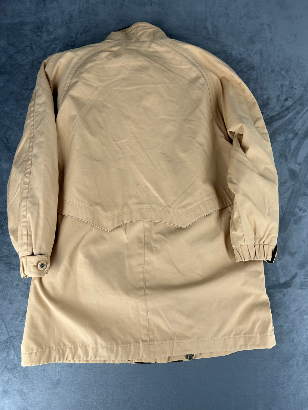 Giaccone beige collo e fodera in pile vintage – Donna Taglia L