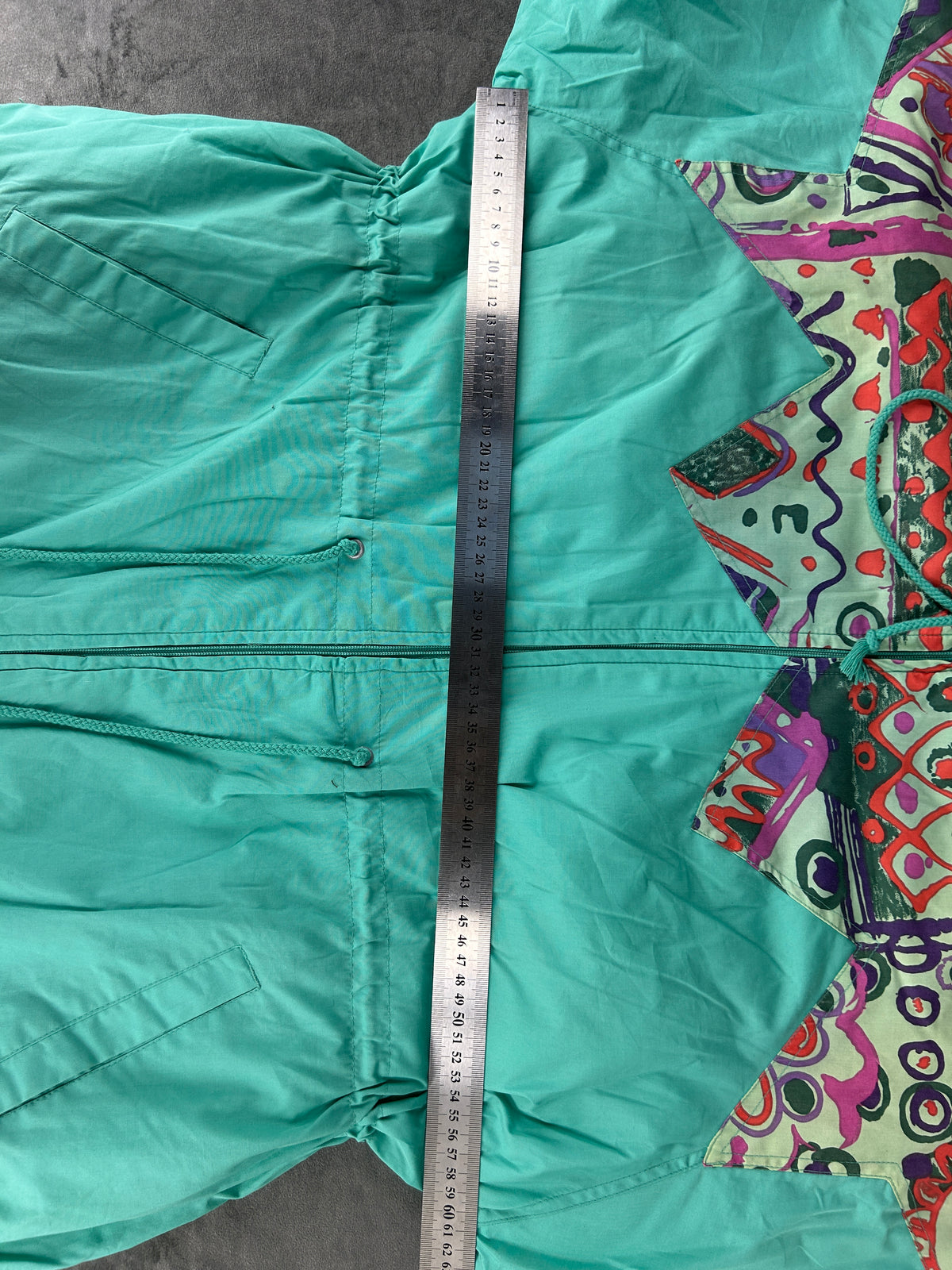 Giaccone imbottito verde acqua vintage anni 90 – Donna Taglia L