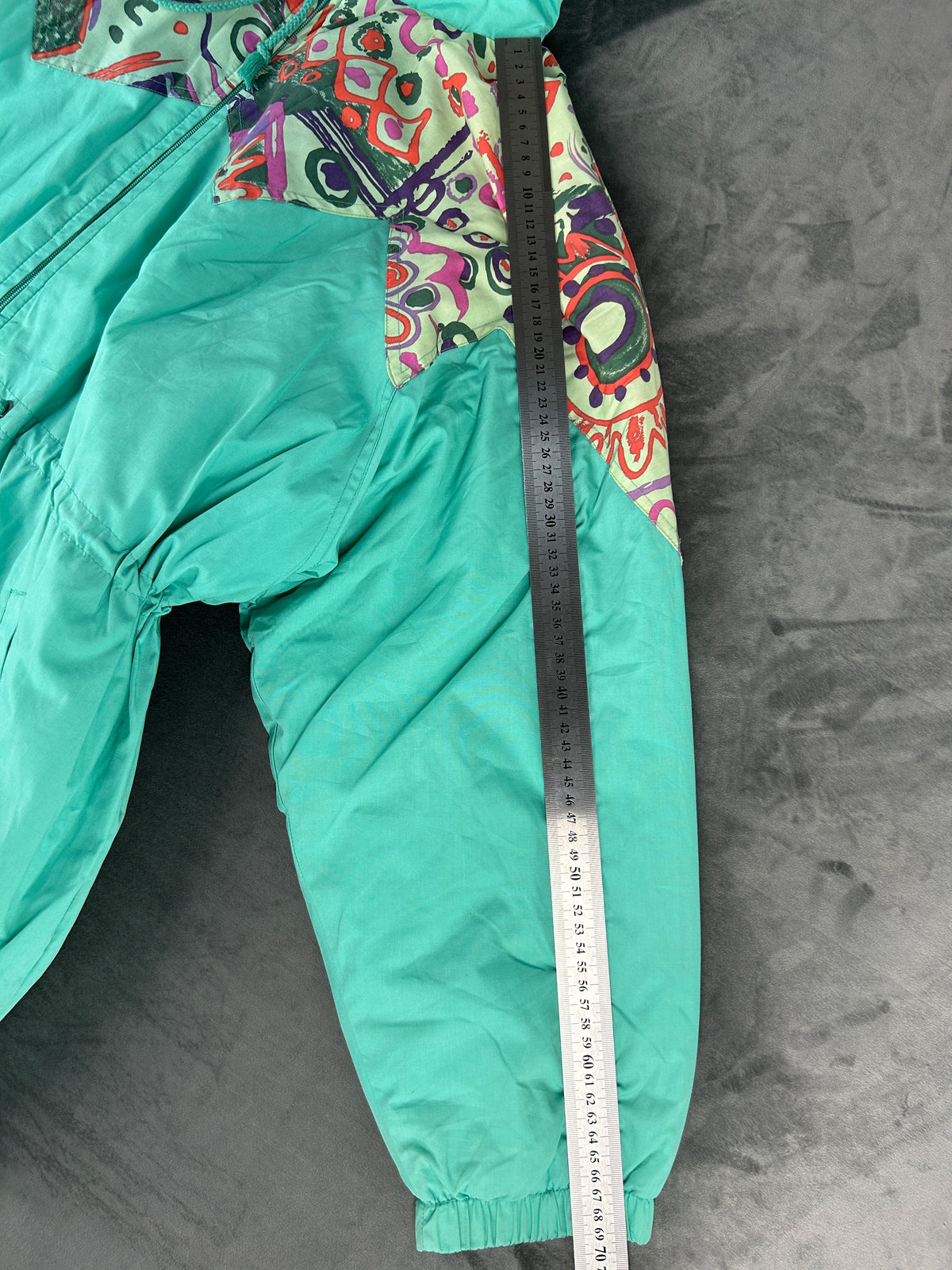 Giaccone imbottito verde acqua vintage anni 90 – Donna Taglia L