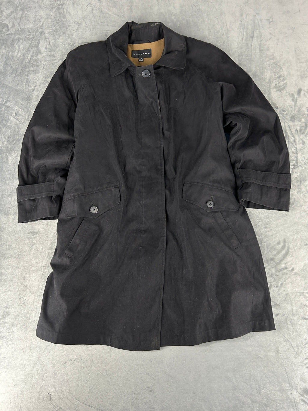 Soprabito nero Gallery vintage – Donna Taglia M