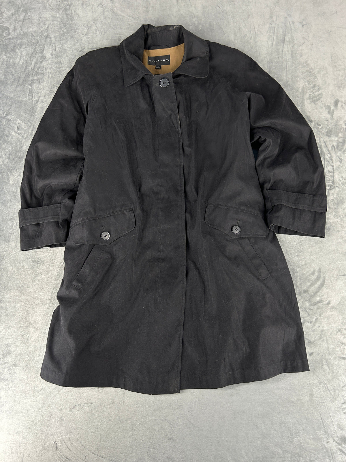 Soprabito nero Gallery vintage – Donna Taglia M