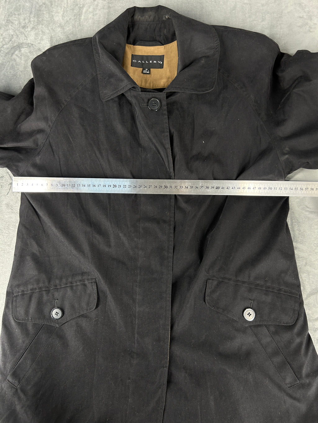 Soprabito nero Gallery vintage – Donna Taglia M