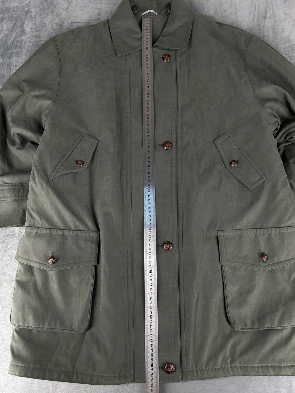 Soprabito verde militare Laura Lebek vintage – Donna Taglia XL