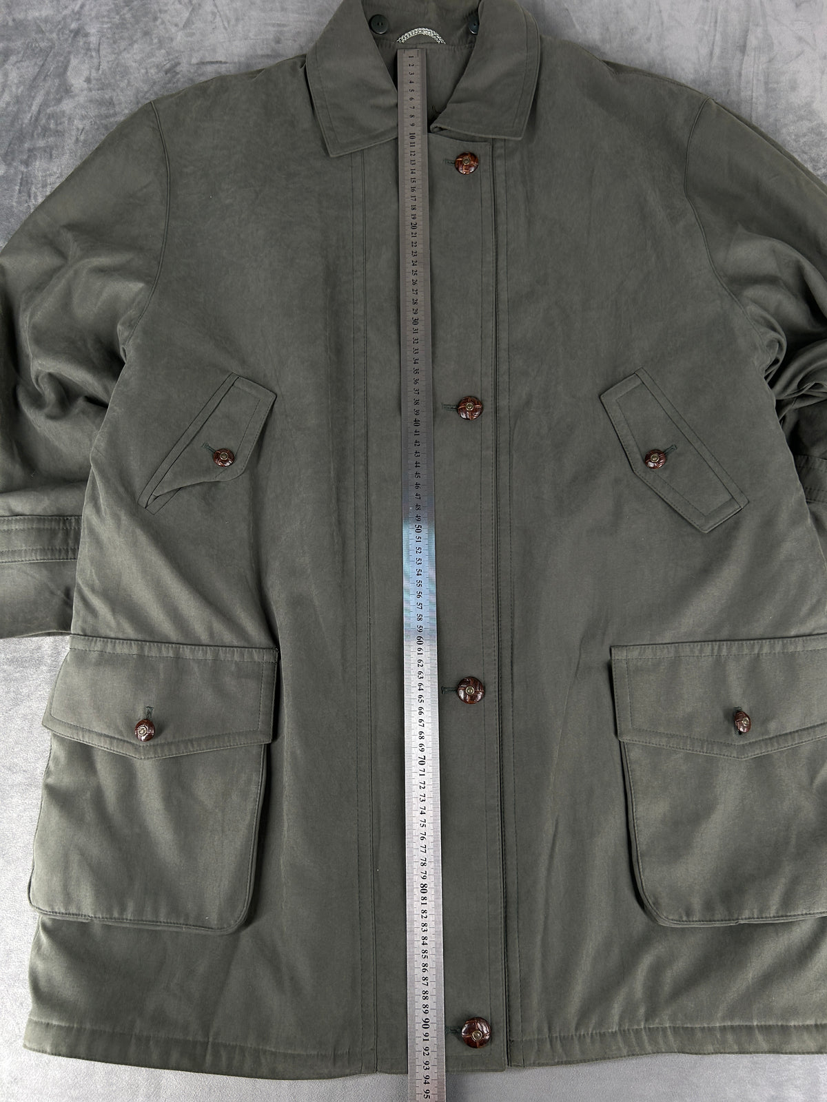 Soprabito verde militare Laura Lebek vintage – Donna Taglia XL