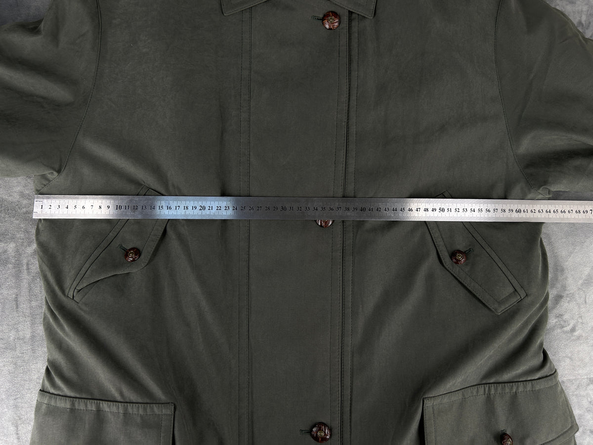 Soprabito verde militare Laura Lebek vintage – Donna Taglia XL