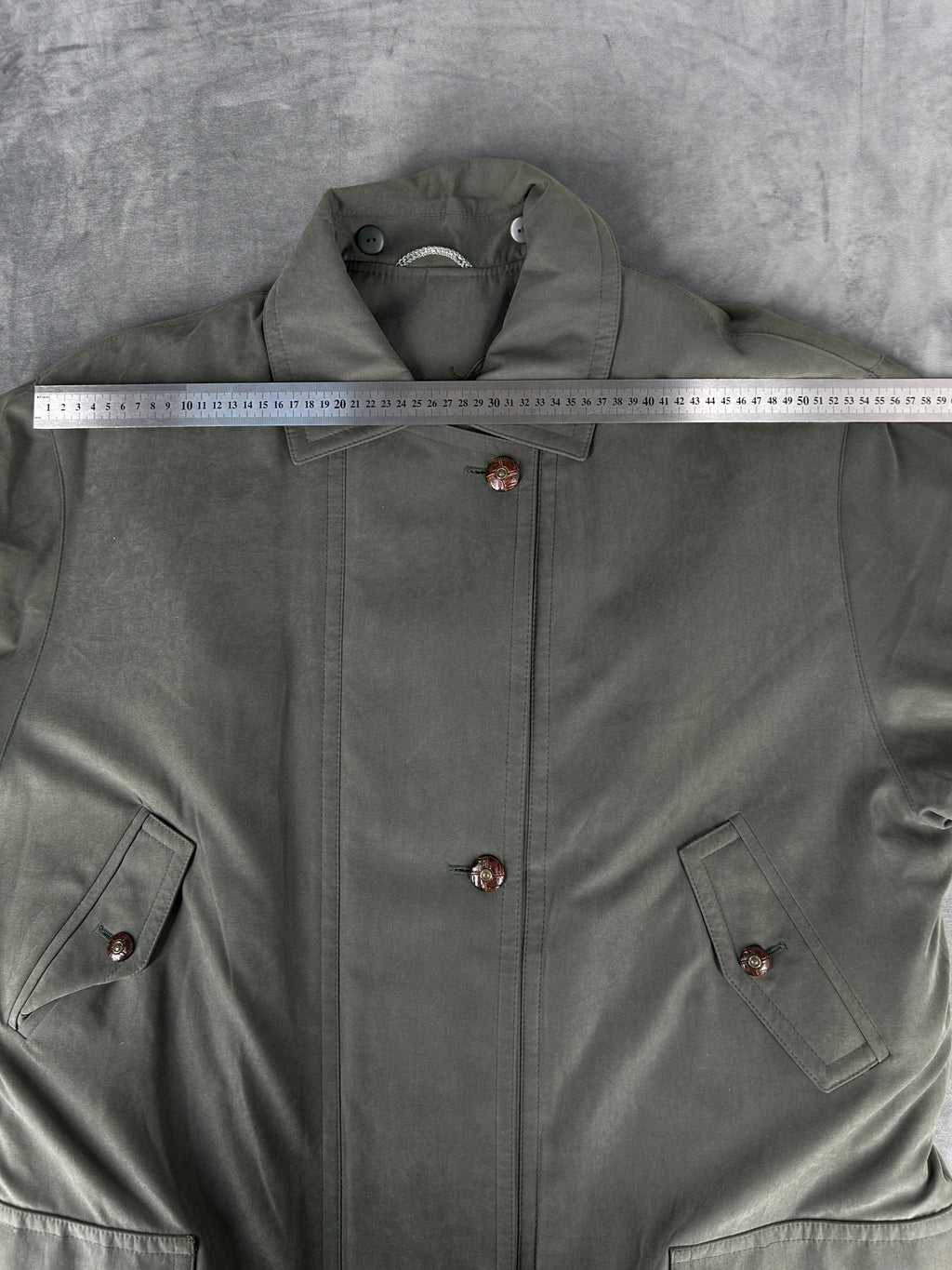 Soprabito verde militare Laura Lebek vintage – Donna Taglia XL