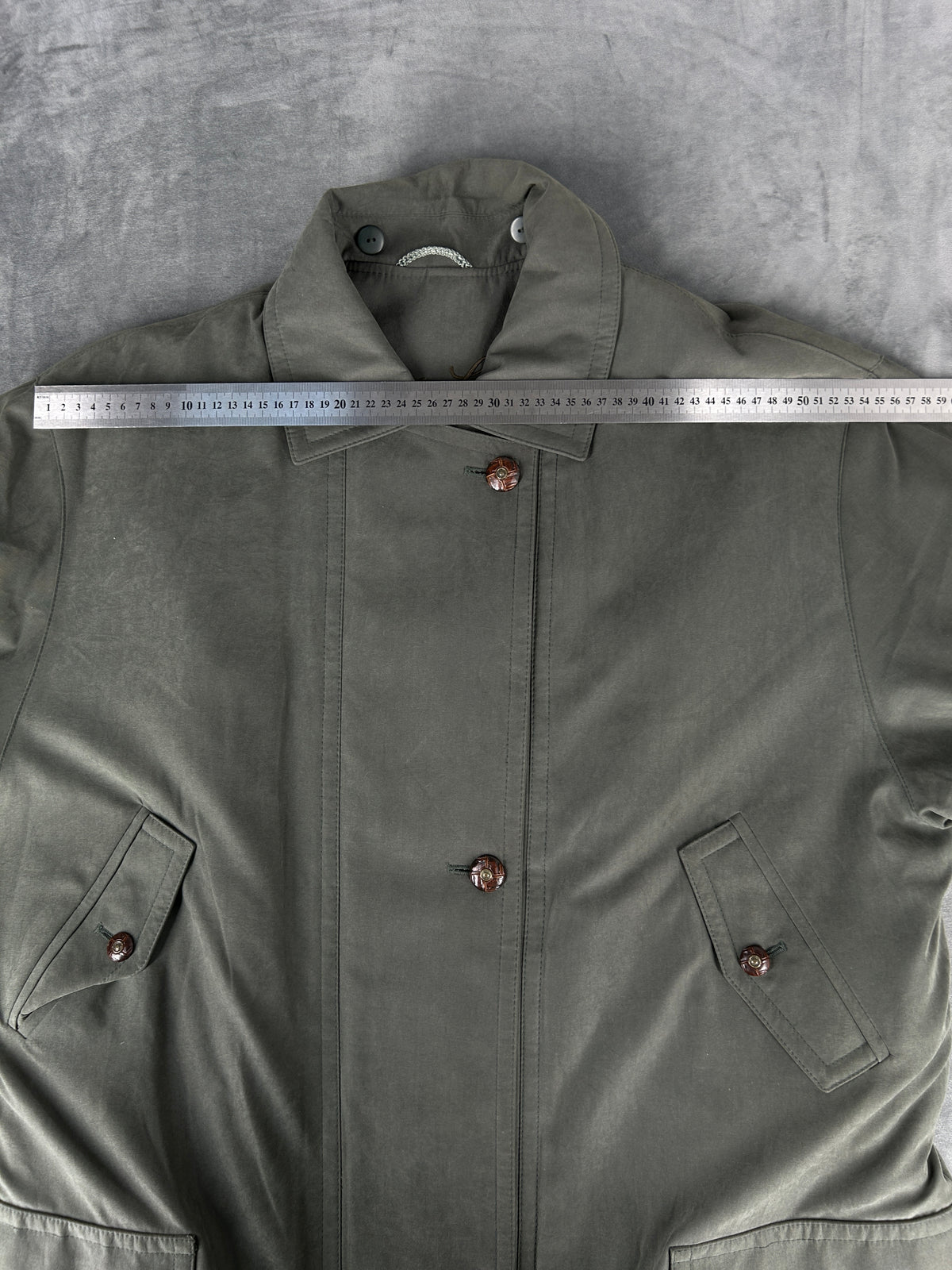 Soprabito verde militare Laura Lebek vintage – Donna Taglia XL