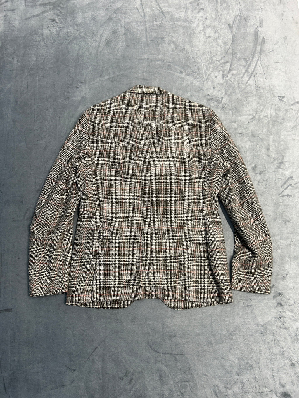 Blazer principe di Galles Barashon marrone in lana vintage – Uomo Taglia M (IT 48)