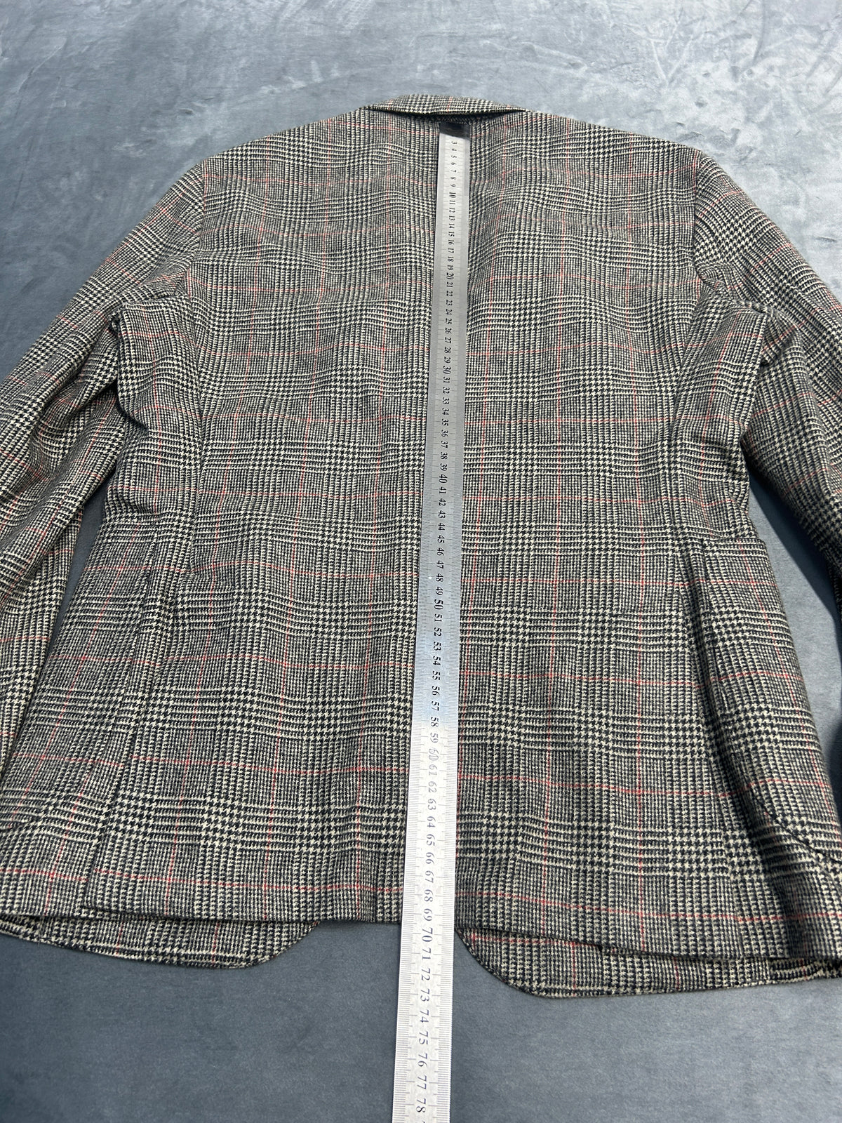 Blazer principe di Galles Barashon marrone in lana vintage – Uomo Taglia M (IT 48)