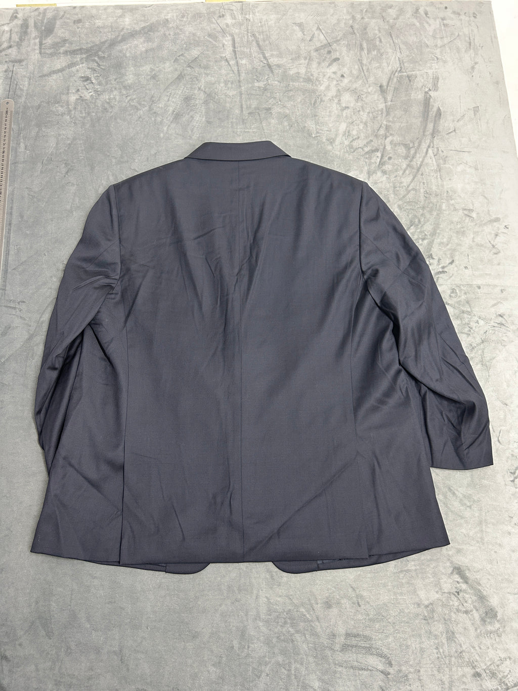 Blazer grigio antracite Davide Cenci in lana vintage – Uomo Taglia L