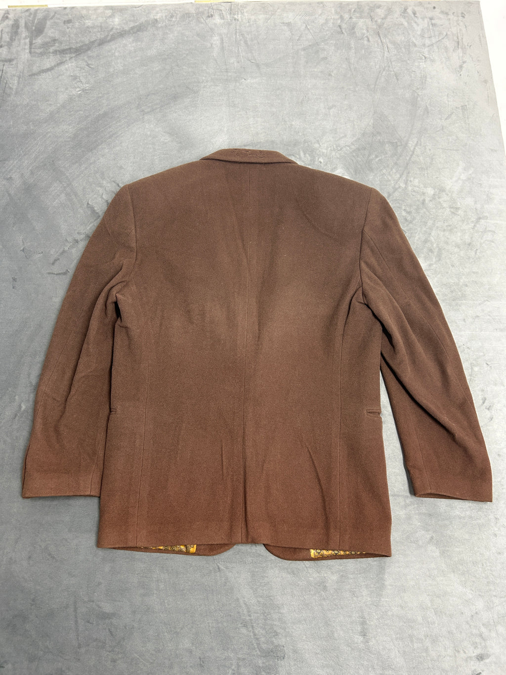 Blazer marrone Proibido in lana vintage – Uomo Taglia M (IT 48)