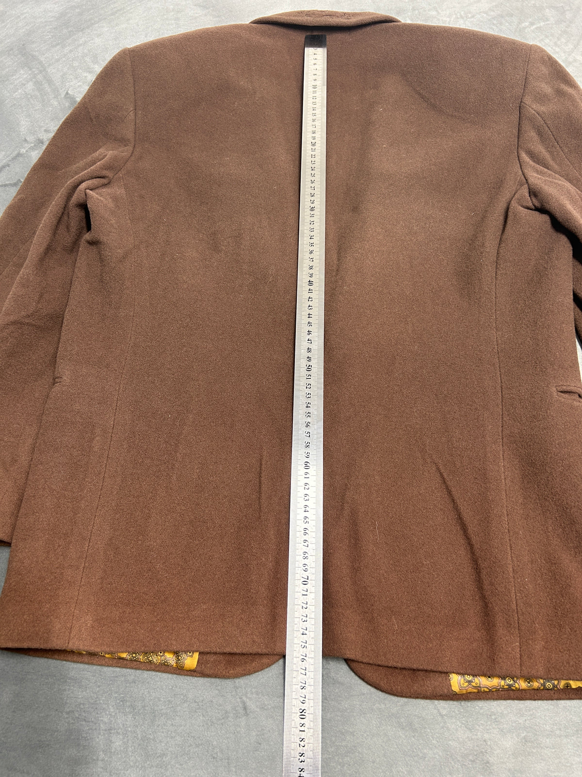 Blazer marrone Proibido in lana vintage – Uomo Taglia M (IT 48)