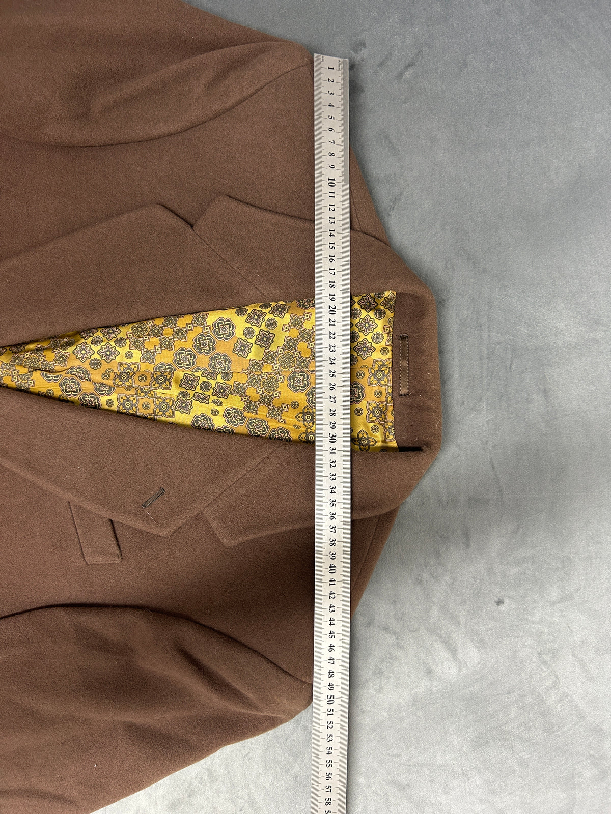 Blazer marrone Proibido in lana vintage – Uomo Taglia M (IT 48)