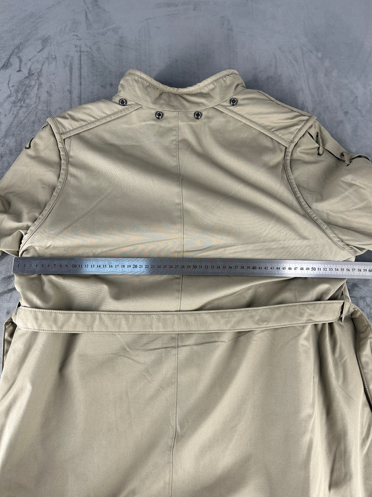 Soprabito verde militare collo in sherpa vintage – Donna Taglia L