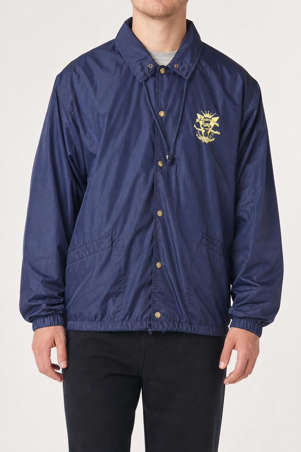 Coach jacket blu navy St. Francis Club vintage – Uomo Taglia L
