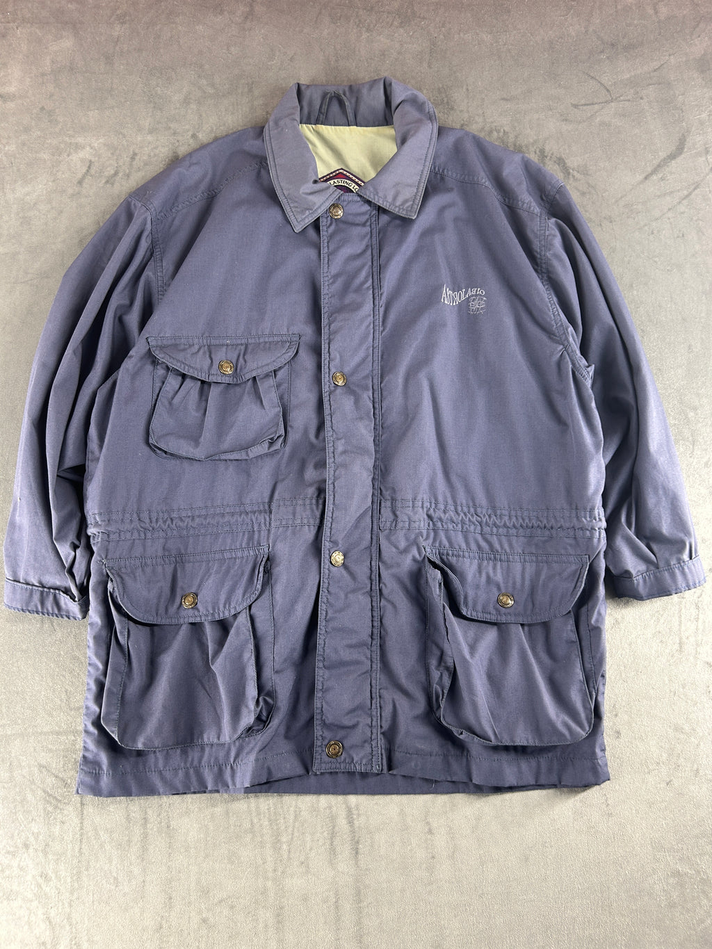 Field jacket grigio malva vintage – Uomo Taglia XL