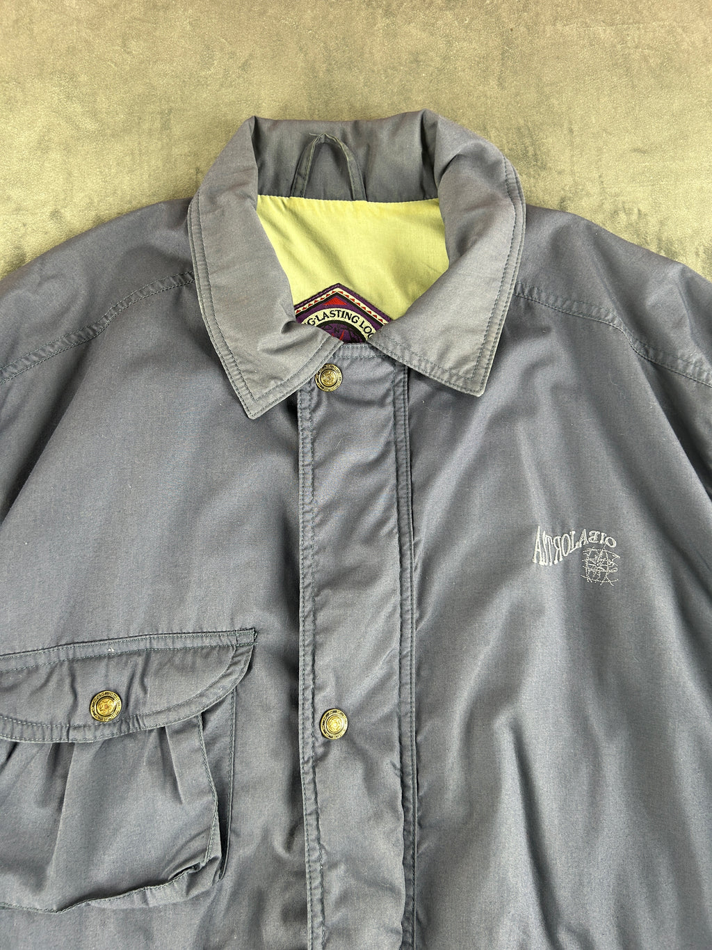 Field jacket grigio malva vintage – Uomo Taglia XL
