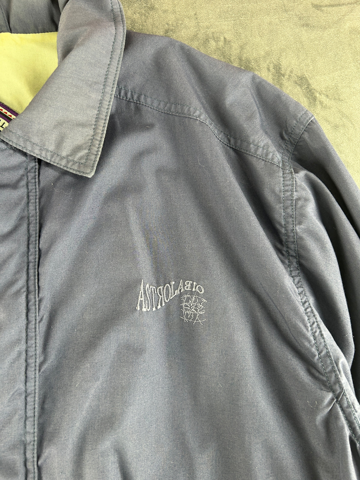 Field jacket grigio malva vintage – Uomo Taglia XL