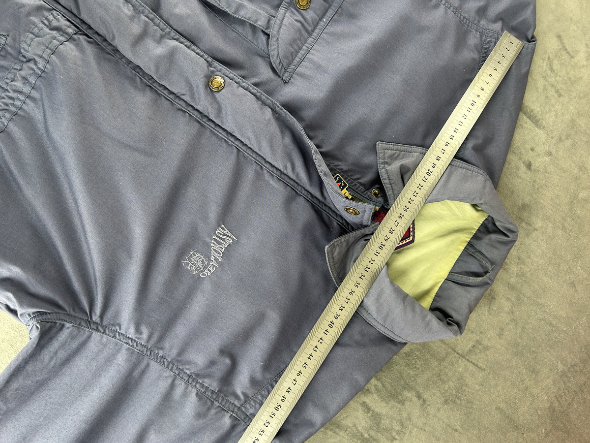Field jacket grigio malva vintage – Uomo Taglia XL