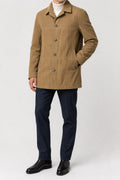 Car coat effetto camoscio cammello Chevy vintage – Uomo Taglia M (IT 48)