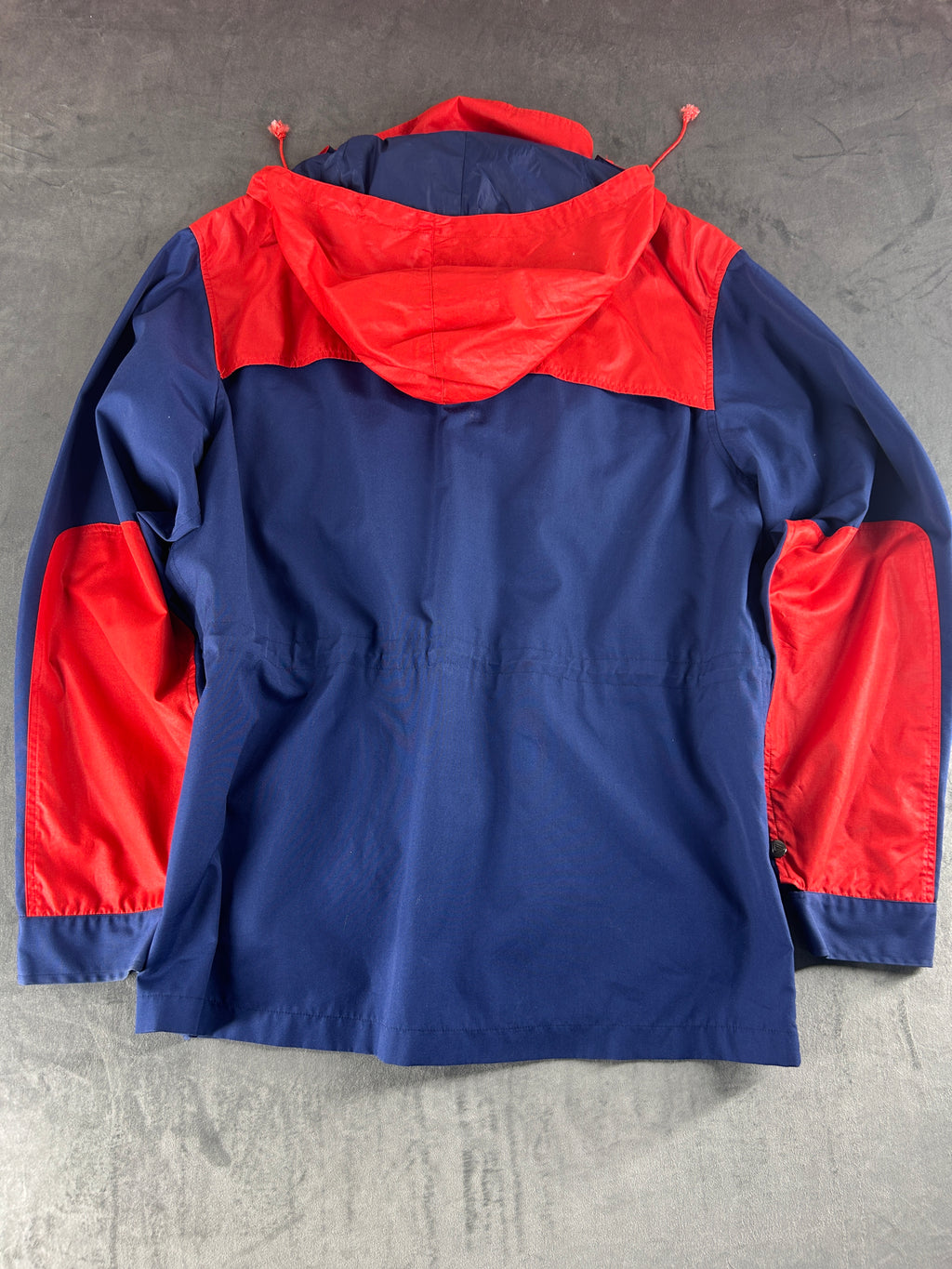 Giacca a vento Dolomite blu e rosso vintage – Uomo Taglia L