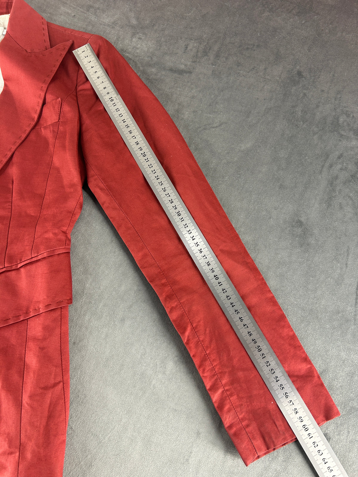 Blazer terracotta Pinko in cotone e lino vintage – Donna Taglia S (IT 40)