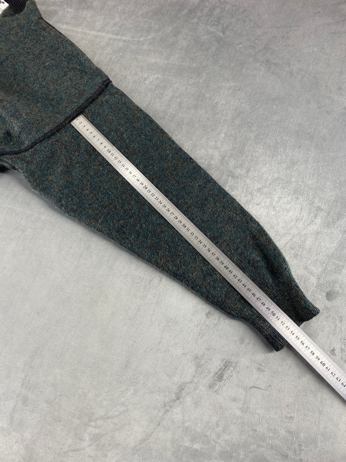 Maglione girocollo lana ricamo caccia Golfino vintage – Uomo Taglia XL