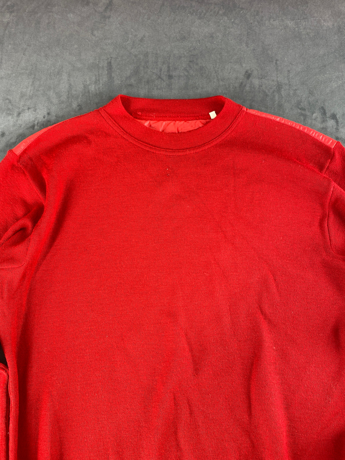 Maglione girocollo lana rosso vintage – Uomo Taglia L