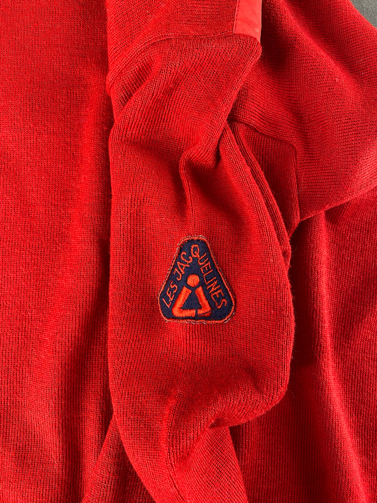 Maglione girocollo lana rosso vintage – Uomo Taglia L