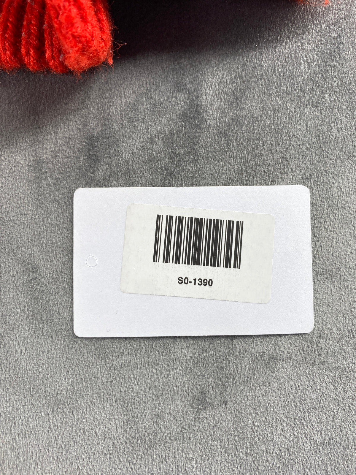 Cardigan girocollo rosso testurizzato vintage – Donna Taglia XL