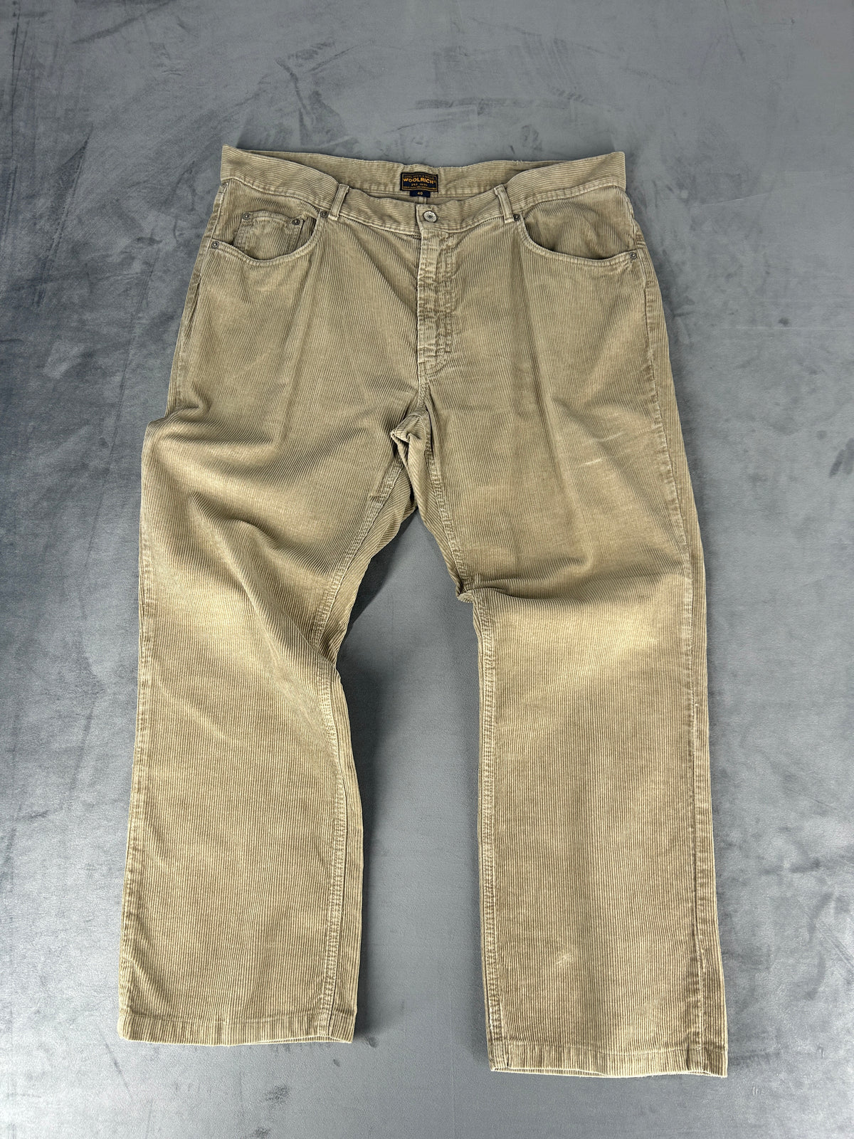 Pantaloni velluto a coste Woolrich beige – Uomo Taglia L (IT 40)