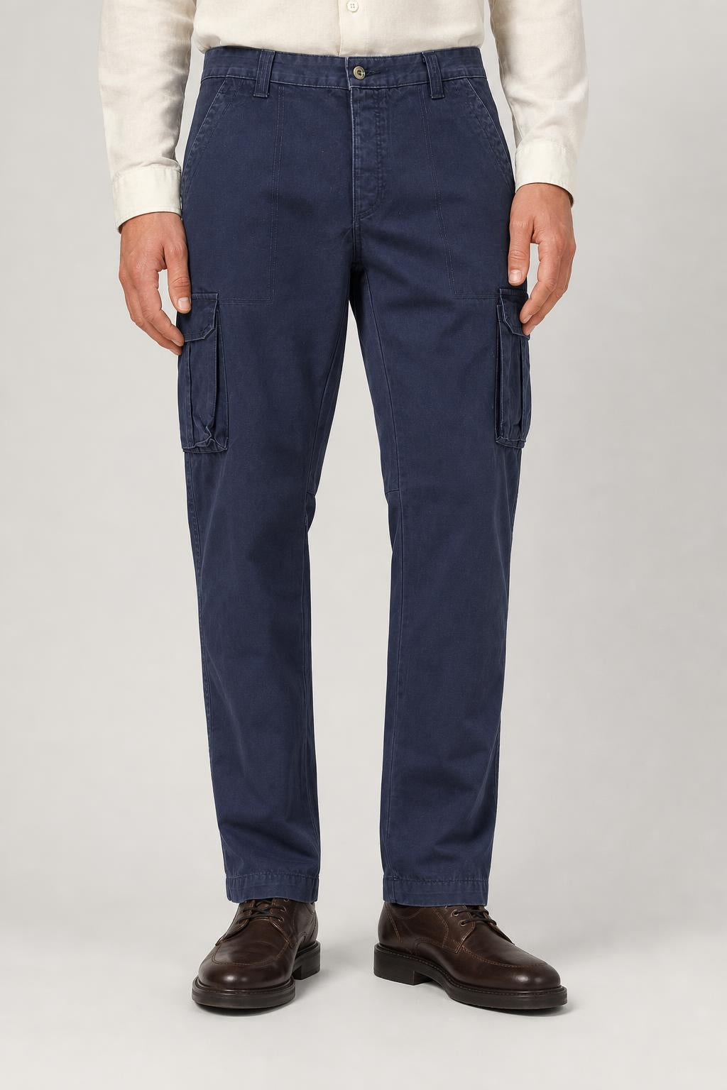 Pantaloni chino Dockers blu navy – Uomo Taglia XXL (W38 L32)