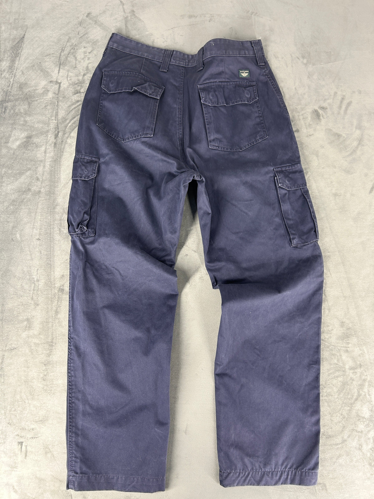 Pantaloni chino Dockers blu navy – Uomo Taglia XXL (W38 L32)